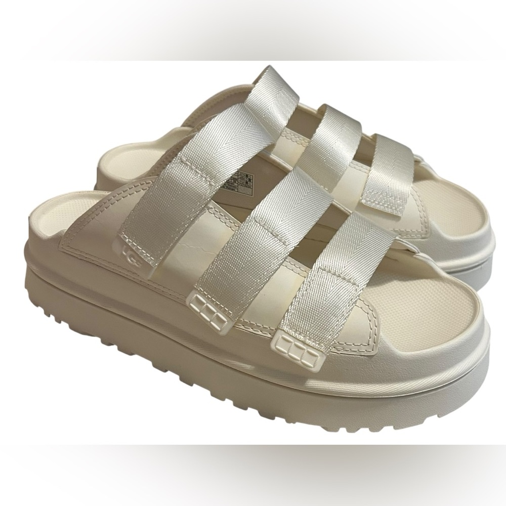 NWOB UGG Cream Golden Glow Slides SZ 11